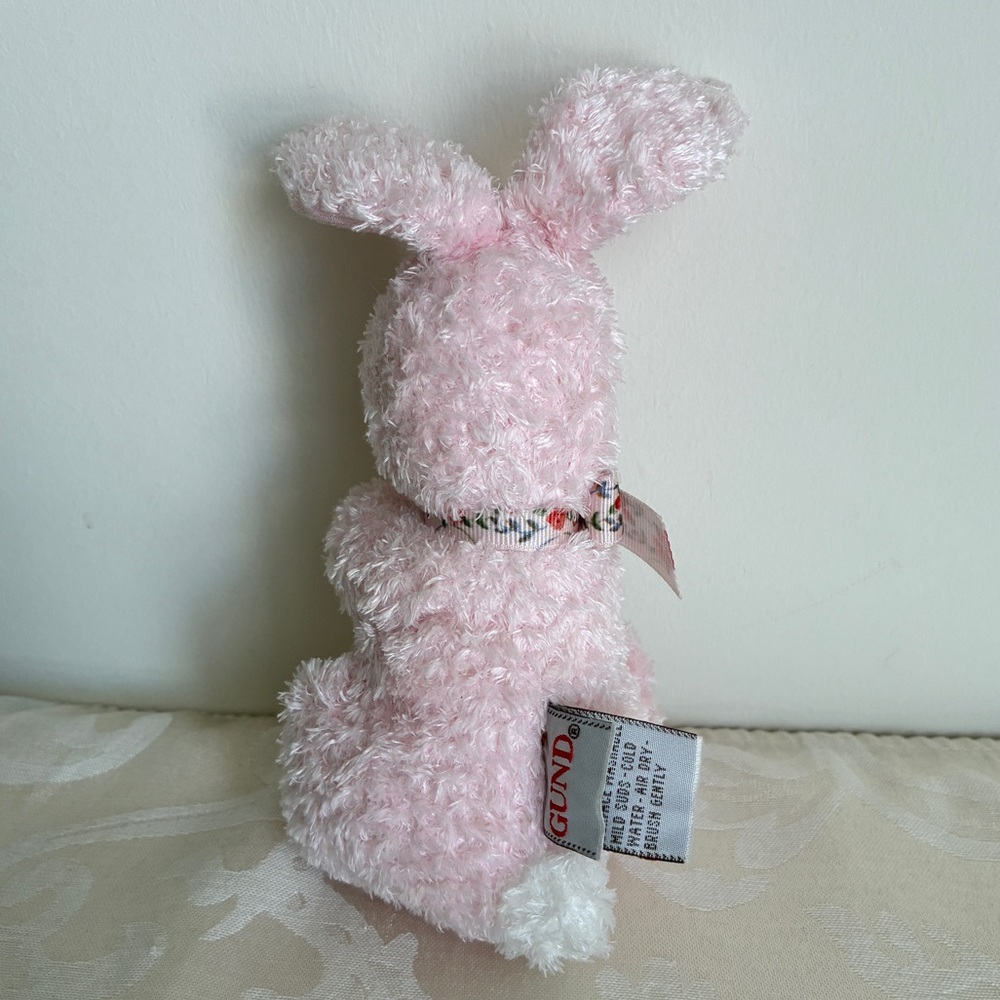 Gund Plush Bunny Rabbit "Bunnsy" Style 36002 Light Pink - Picture 4 of 13